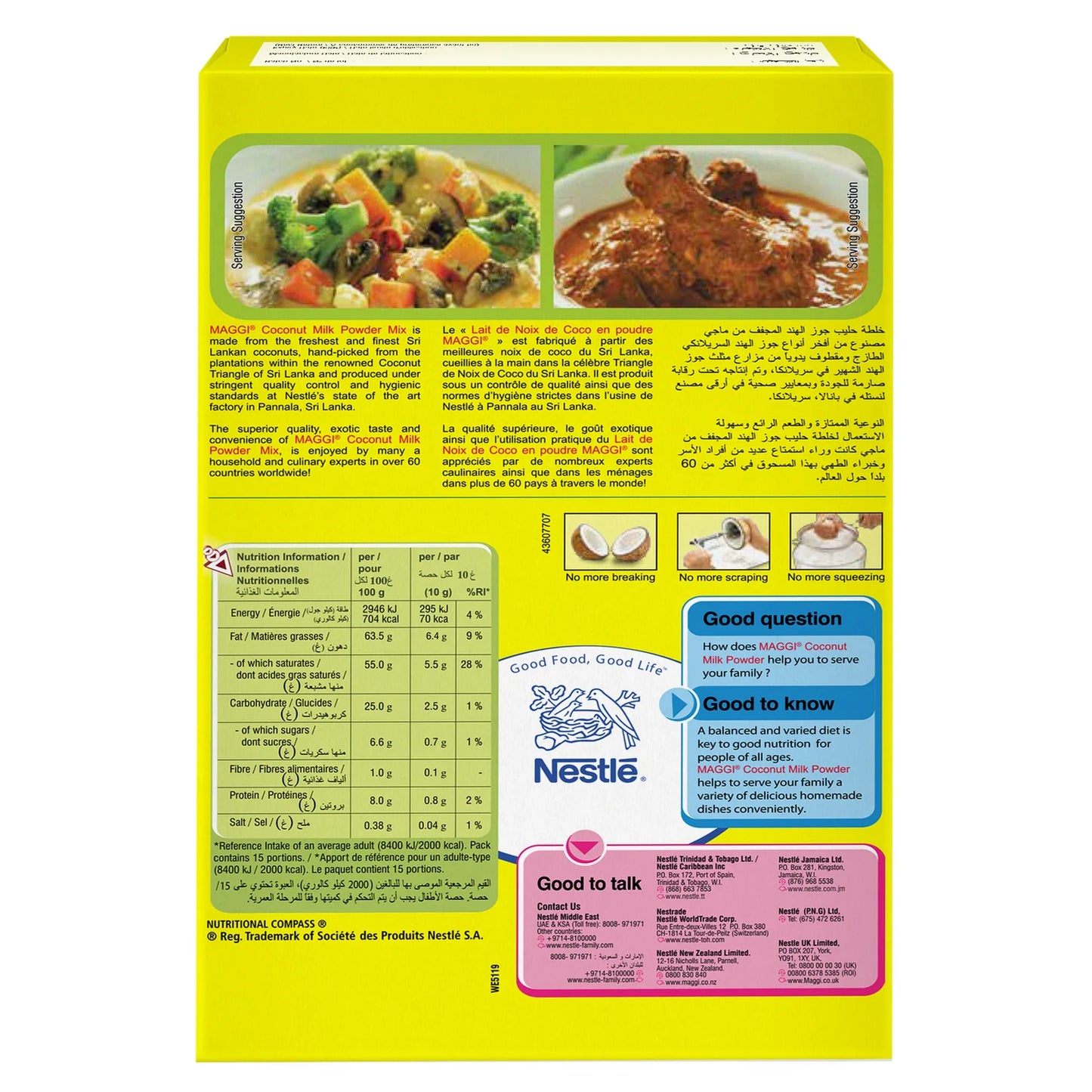 Maggi Coconut Milk Powder Mix 150 gr