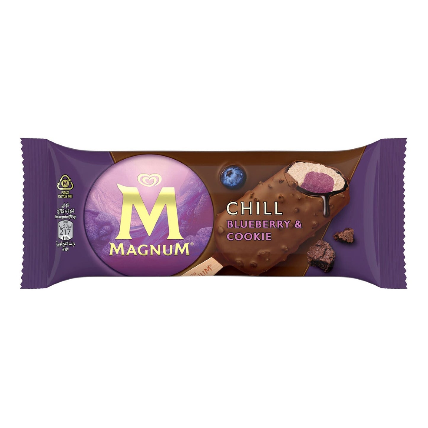 Magnum Chill Blueberry Cookie Ice Cream Stick 85 ml