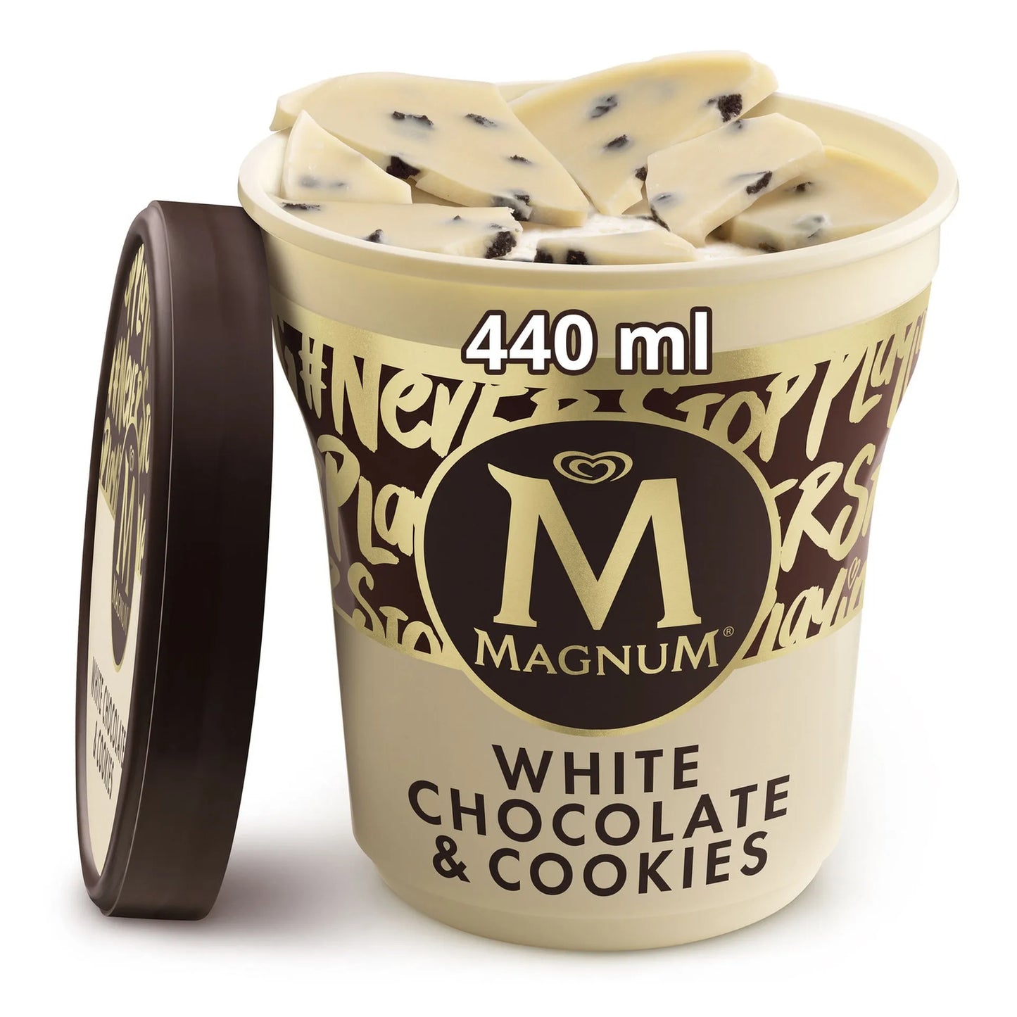 Magnum Double White Chocolate and Cookies Ice Cream 440 ml