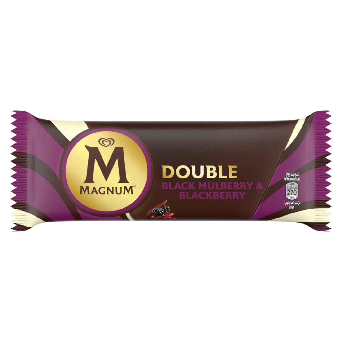 Magnum Ice Cream Stick Double Mulberry and Blackberry 95 ml