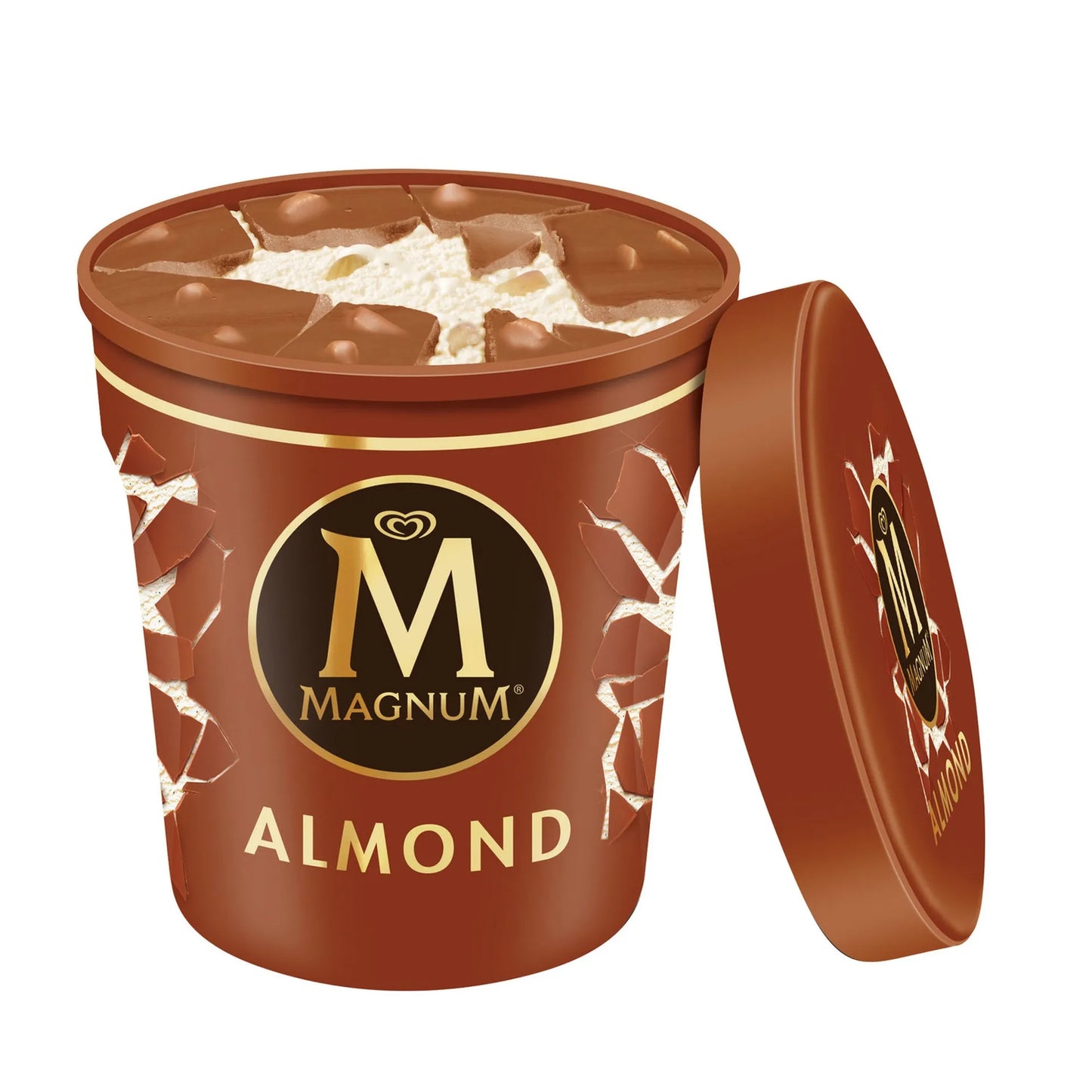 Magnum Milk Chocolate Coated Vanilla Ice Cream with Almond 440 ml