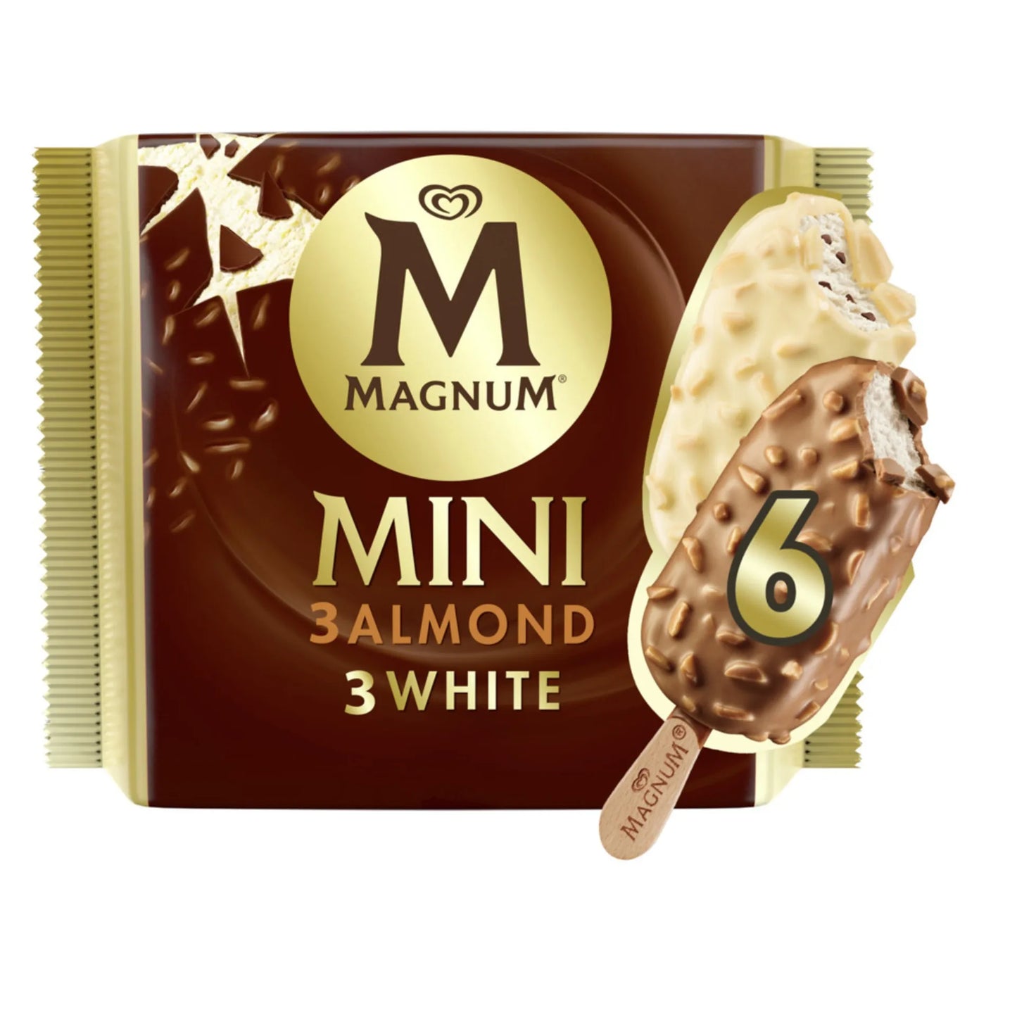 Magnum Mini Classic, Almond & White 6 x 60ml