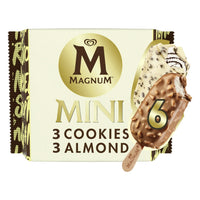 Magnum Mini Cookies and Almond Ice Cream Sticks 338 ml