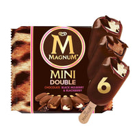 Magnum Mini Double Chocolate Mulberry and Blackberry Ice Cream Sticks 345ml