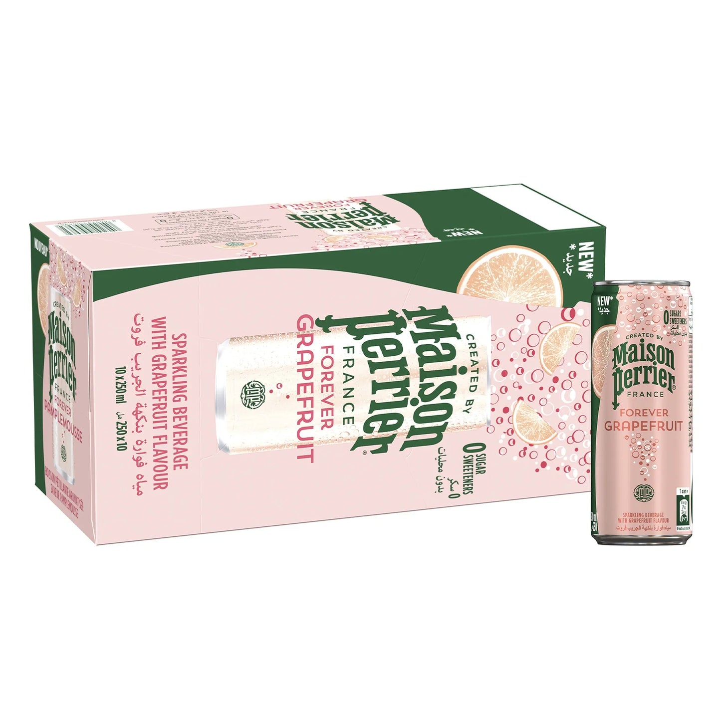 Maison Perrier Forever Grapefruit Carbonated Water 10x250 ml