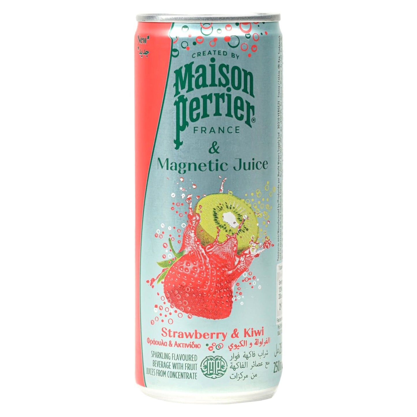 Maison Perrier Magnetic Juice Sparkling Water Strawberry & Kiwi 250 ml