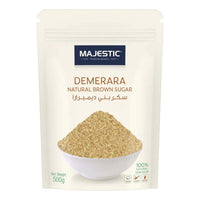 Majestic Demerara Natural Brown Cane Sugar 500 gr
