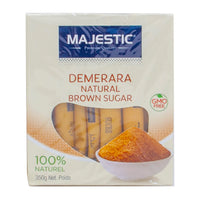 Majestic Natural Brown Sugar Sticks 350 gr