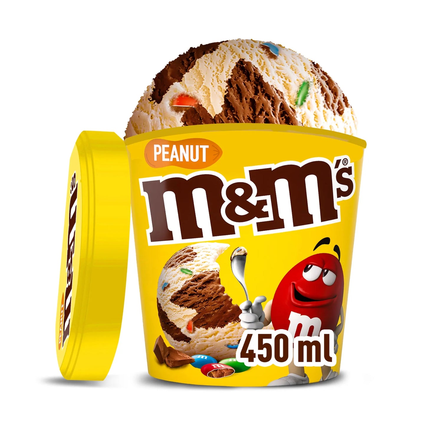 MandM s Ice Cream with Peanuts Tub 450 ml