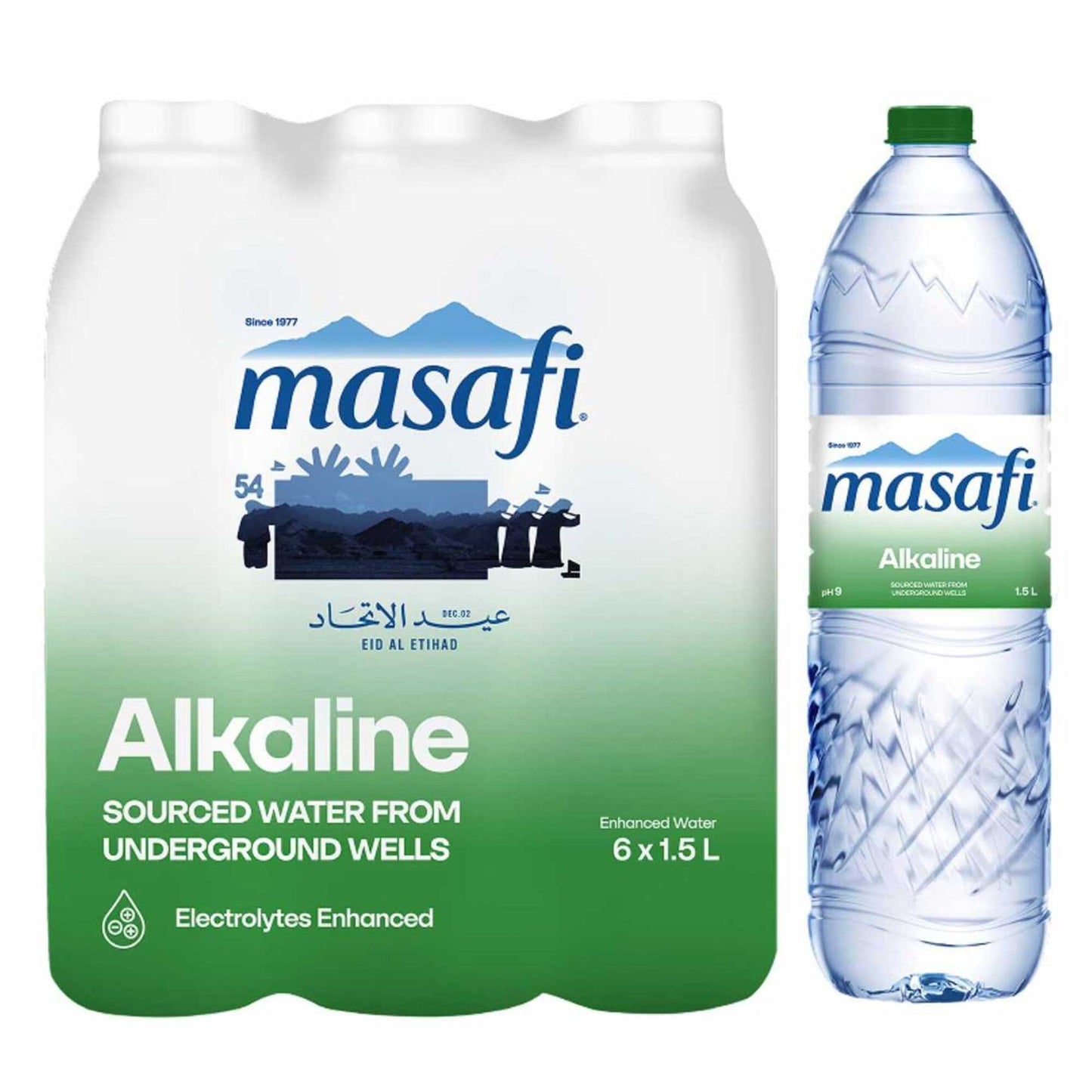 Masafi Alkaline Water 6x1.5L