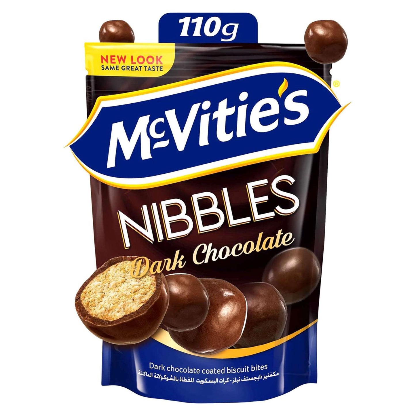 McVitie's Nibbles Dark Chocolate Coated Biscuit Bites 110 gr