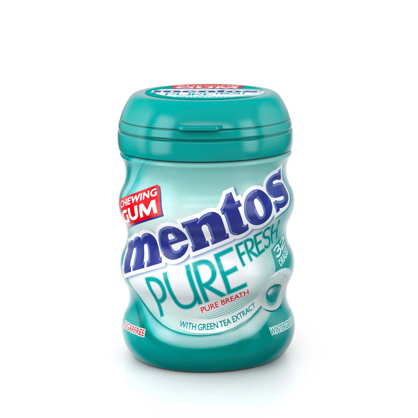 Mentos Pure Fresh Chewing Gums with Green Tea Extract 10 per pack