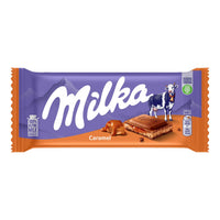 Milka Milk Chocolate Slab Filled with Caramel & Cream 100 gr