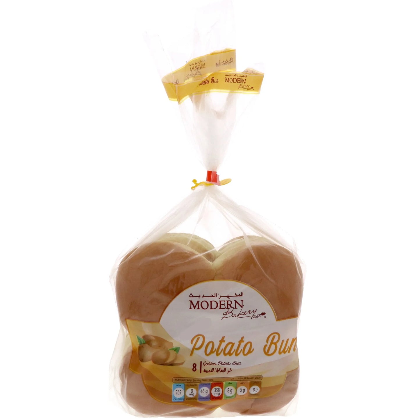 Modern Bakery Golden Potato Buns (8 Pieces) 440 gr