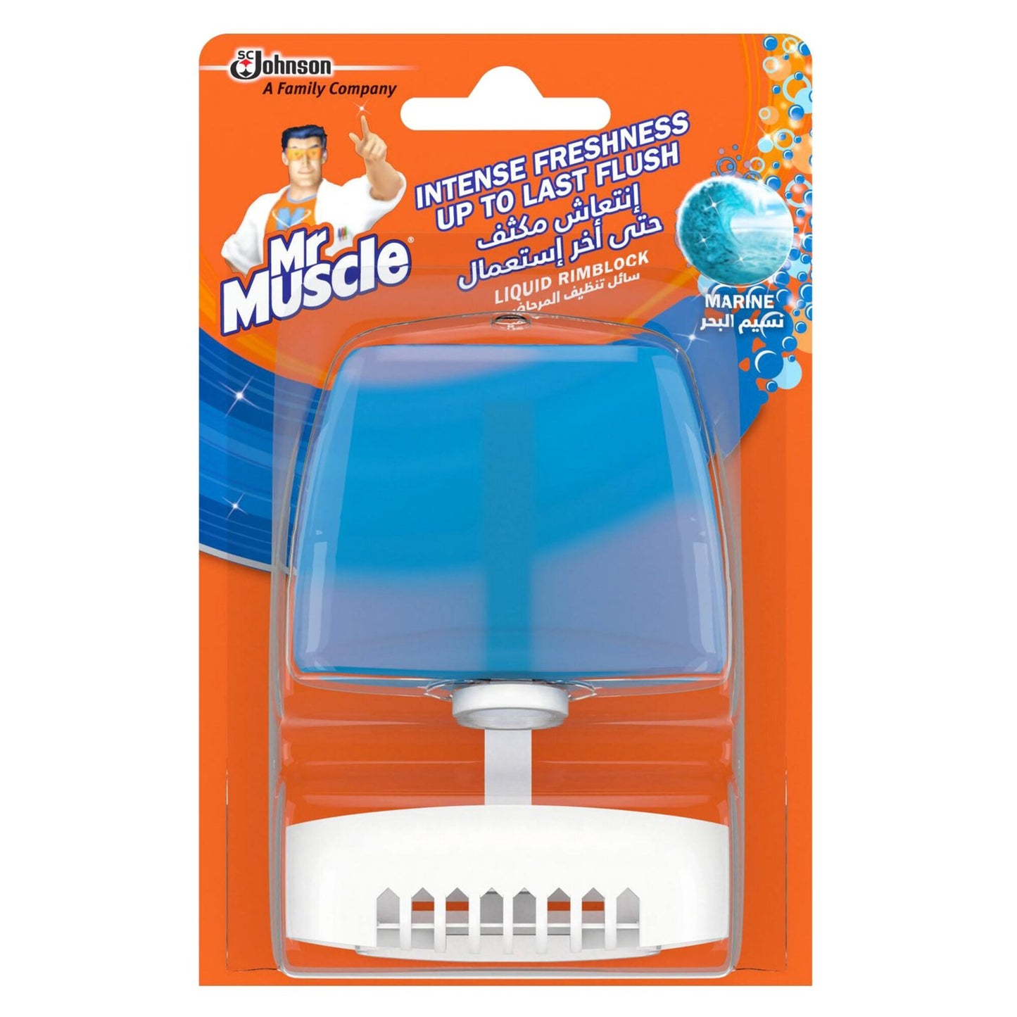 Mr Muscle Liquid Toilet Rim Block Marine 55ml
