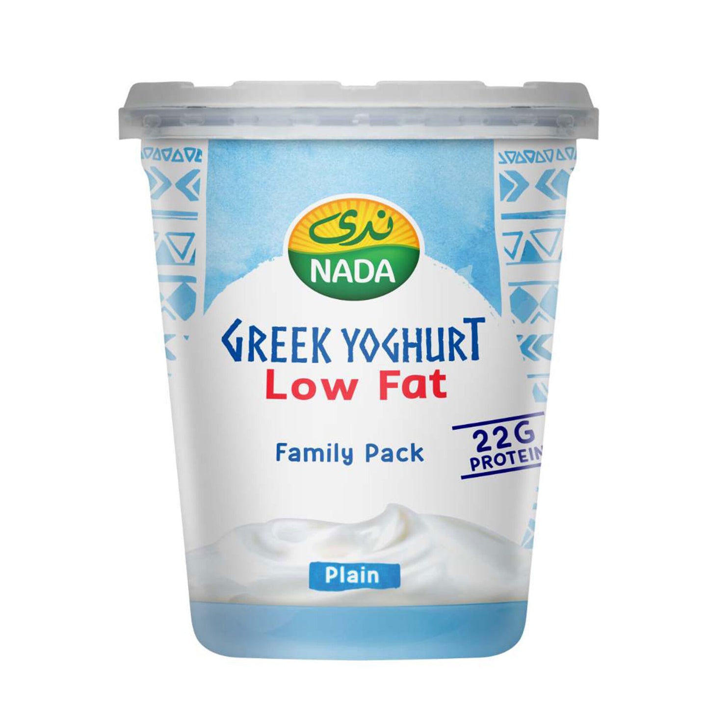 Nada Low Fat 25g Protein Plain Greek Yogurt 360 gr