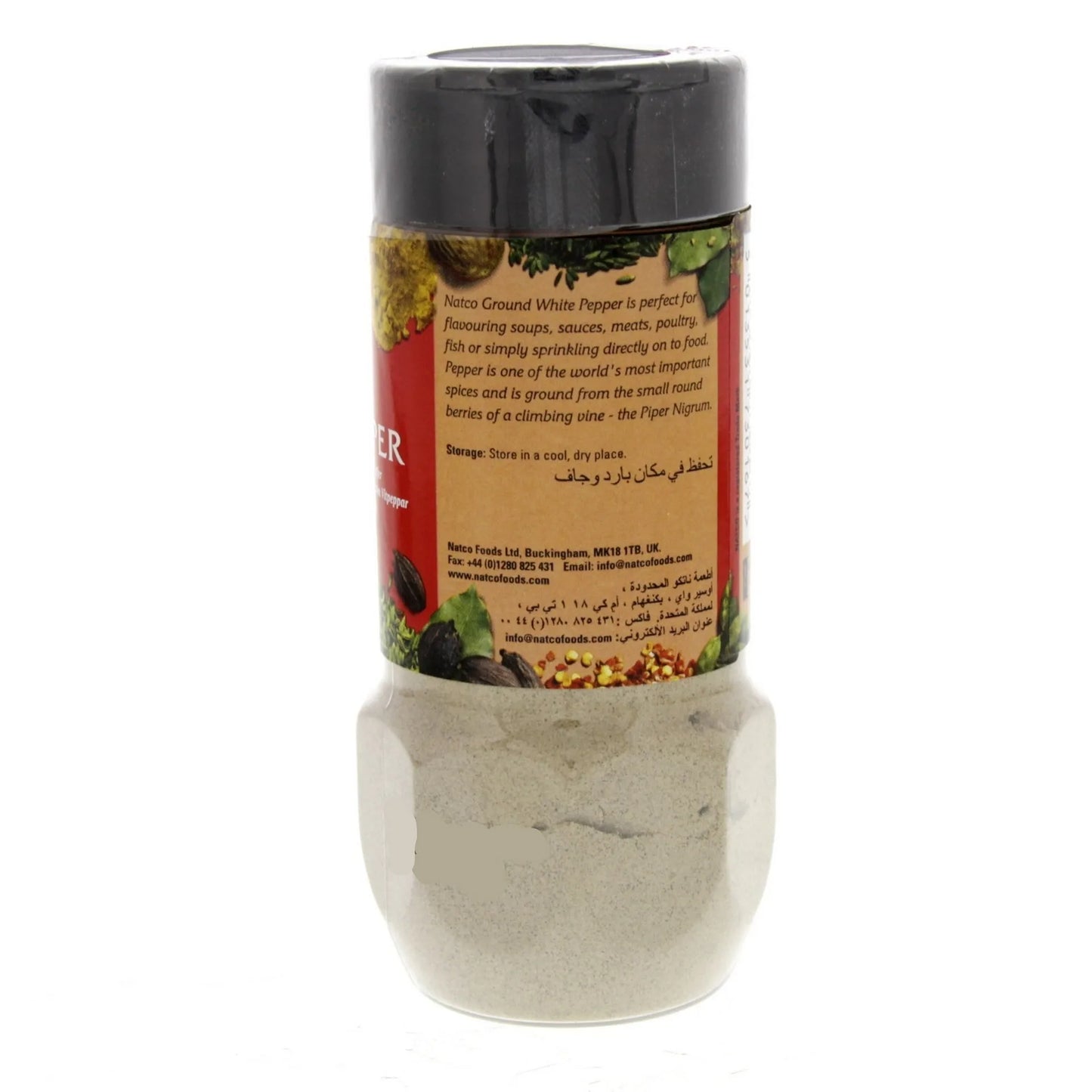 Natco Ground White Pepper 100 gr