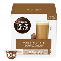Nescafé Dolce Gusto Robusta Cafe Au Lait Coffee Capsules 16 coffee capsules