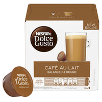 Nescafé Dolce Gusto Robusta Cafe Au Lait Coffee Capsules 16 coffee capsules