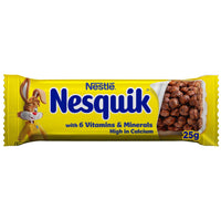 Nesquik Wholegrain Breakfast Cereal Bar with 6 Vitamins & Minerals 25 gr