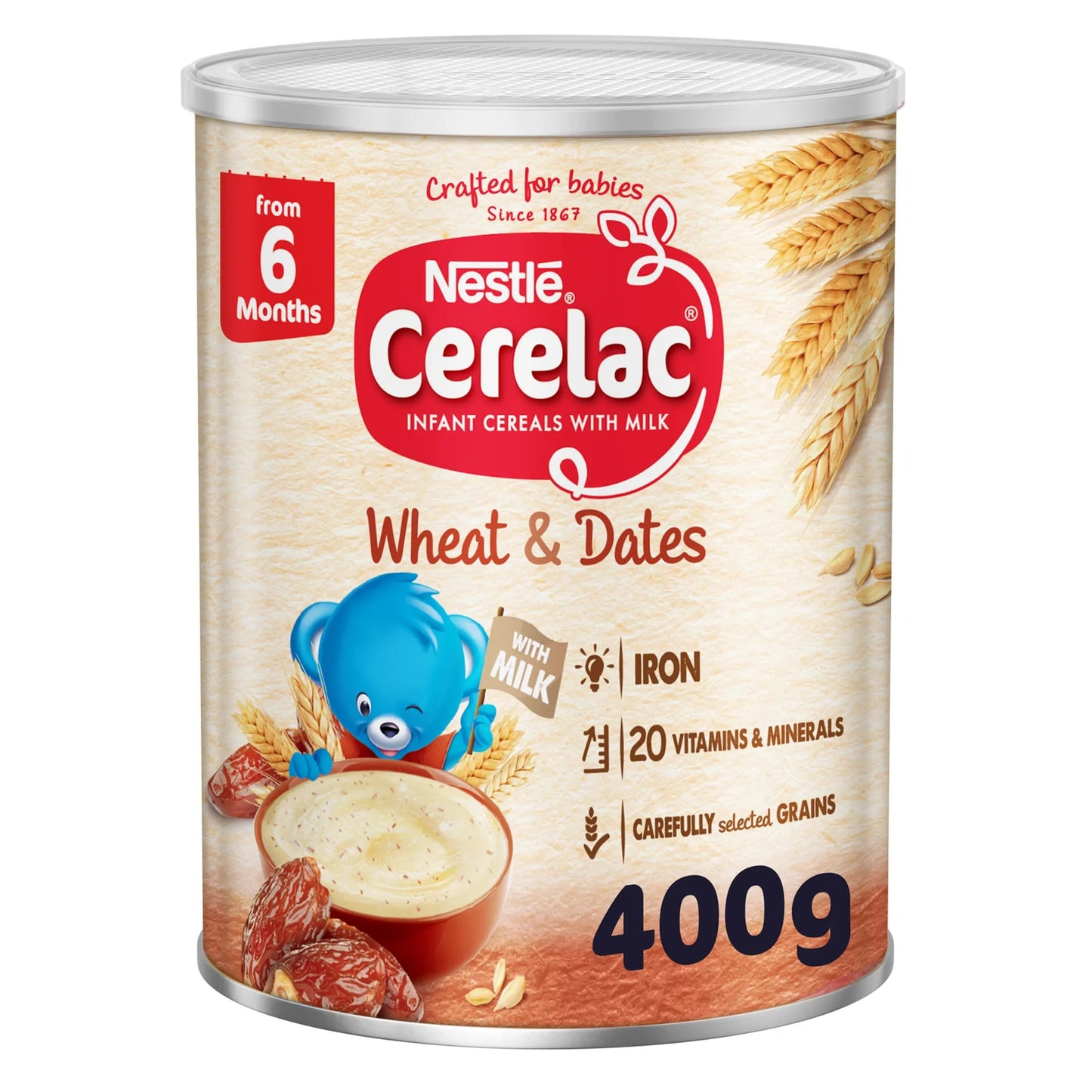 Nestle Cerelac Baby Cereal with Wheat Dates 400 gr
