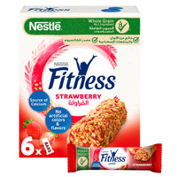 Nestle Fitness Wholegrain Strawberry Cereal Bars 6 x 23.5 gr