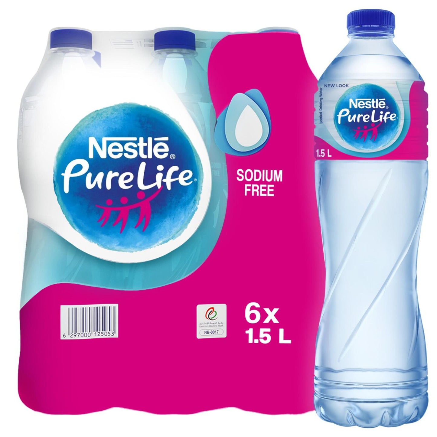 Nestle Pure Life Water (6x1.5L) -sodium free