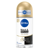 Nivea Deo Black & White Invisible Silky Smooth Roll On 50ml