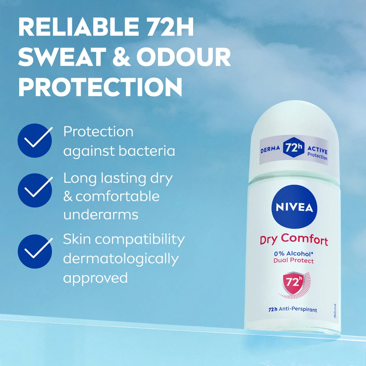 Nivea Deo Dry Comfort Roll On 50ml