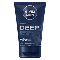 NIVEA Men Deep Maxx Tech Anti-Impurity Face & Beard Wash 100 ml