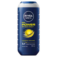 NIVEA Men Shower Gel Power Fresh Citrus Scent 250 ml