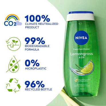 Nivea Shower Gel Lemongrass Oil 250ml