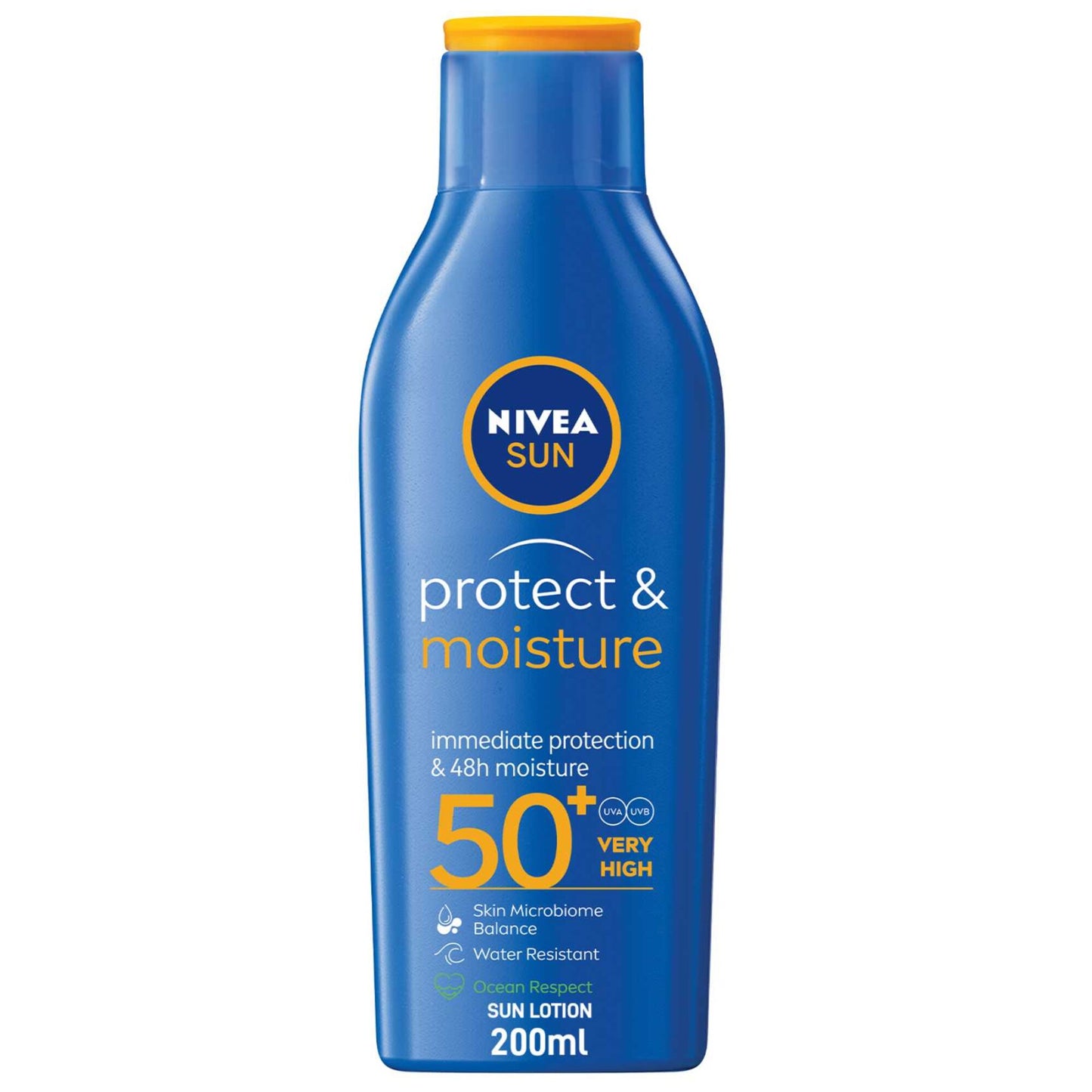 NIVEA Sun Protect & Moisture Water Resistant Sunscreen SPF50+ 200 ml