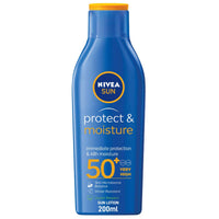 NIVEA Sun Protect & Moisture Water Resistant Sunscreen SPF50+ 200 ml