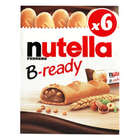 Nutella B-Ready Wafers Filled with Hazelnut Spread (6 Pieces) 132 gr