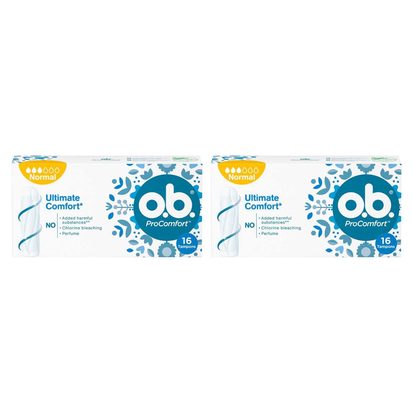 O.b. Normal Tampons 16s Twin Pack
