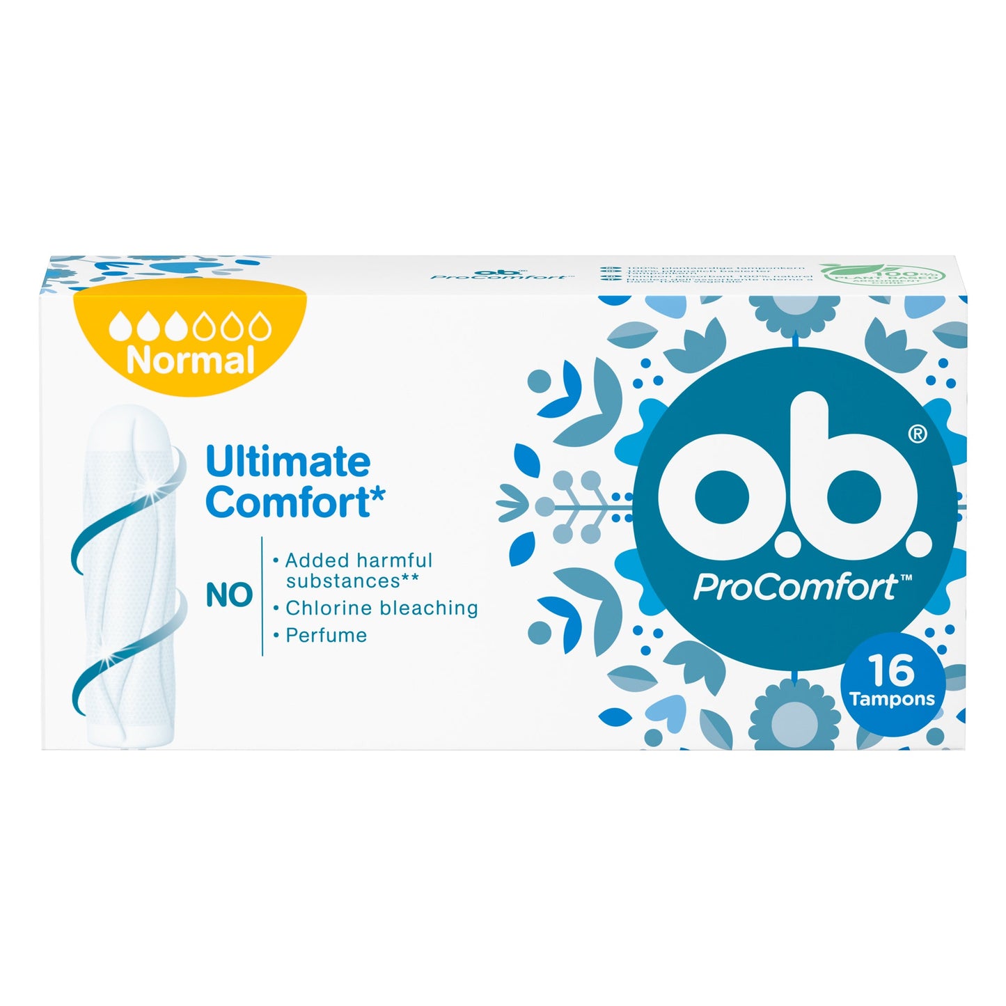 O.b Normal Tampons 16 Pcs