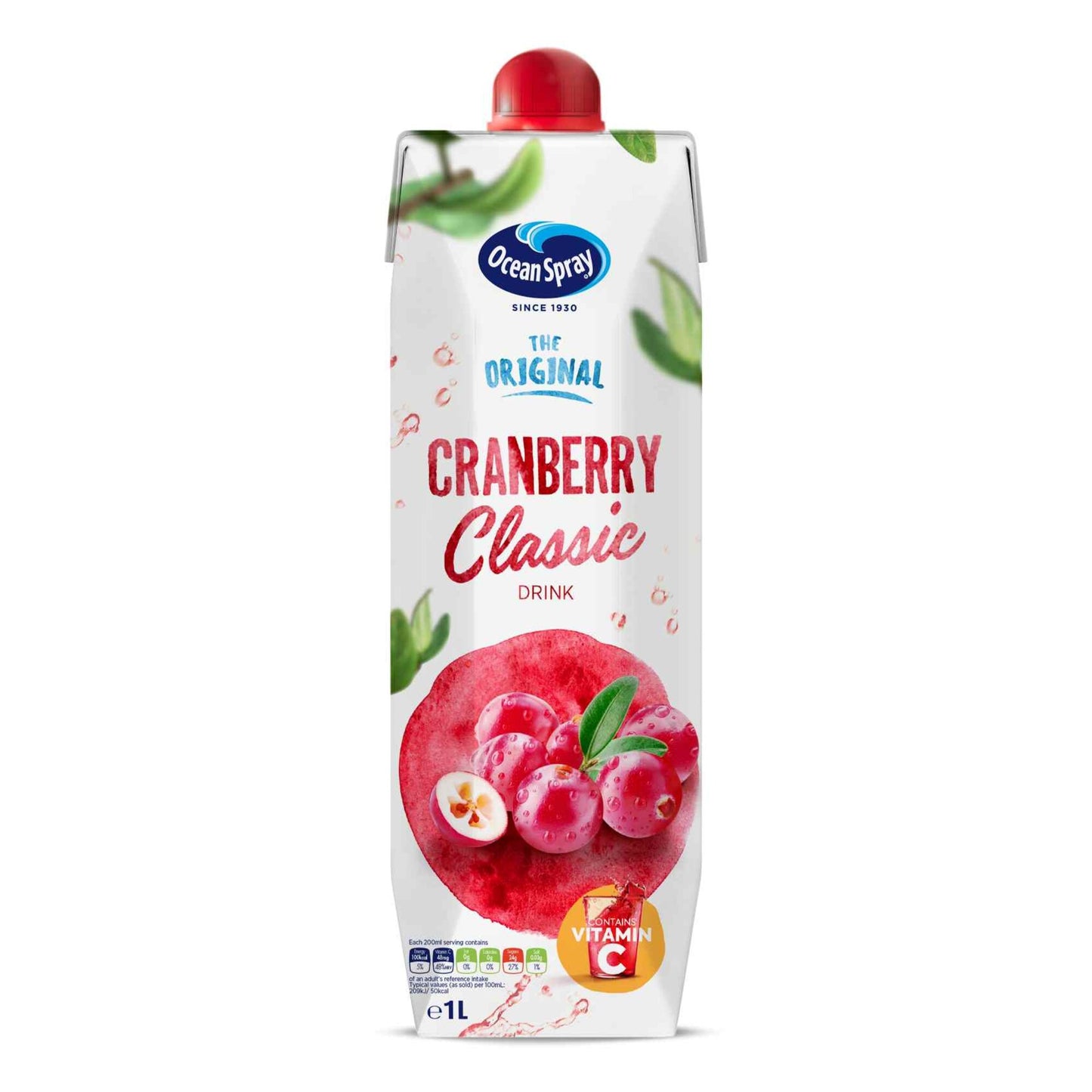 Ocean Spray Classic Long Life Cranberry Juice 1 L