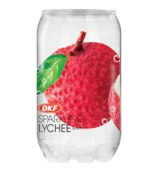 OKF Sparkling Water Lychee Flavor 350 ml