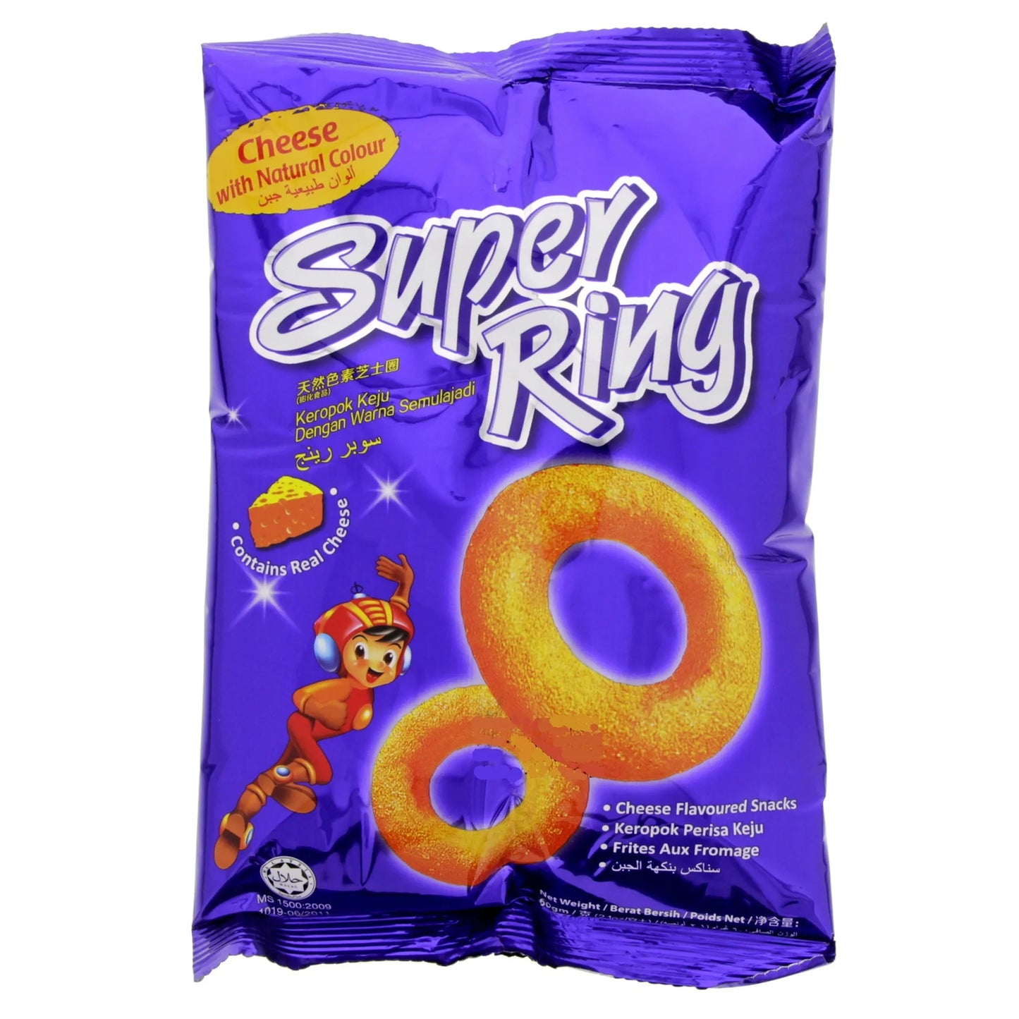 Oriental Super Ring Cheese Corn Chips 60 gr