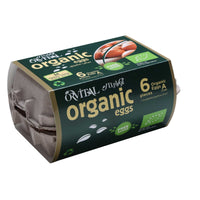 Orvital Organic Medium Grade A Free Range Eggs 6per pack