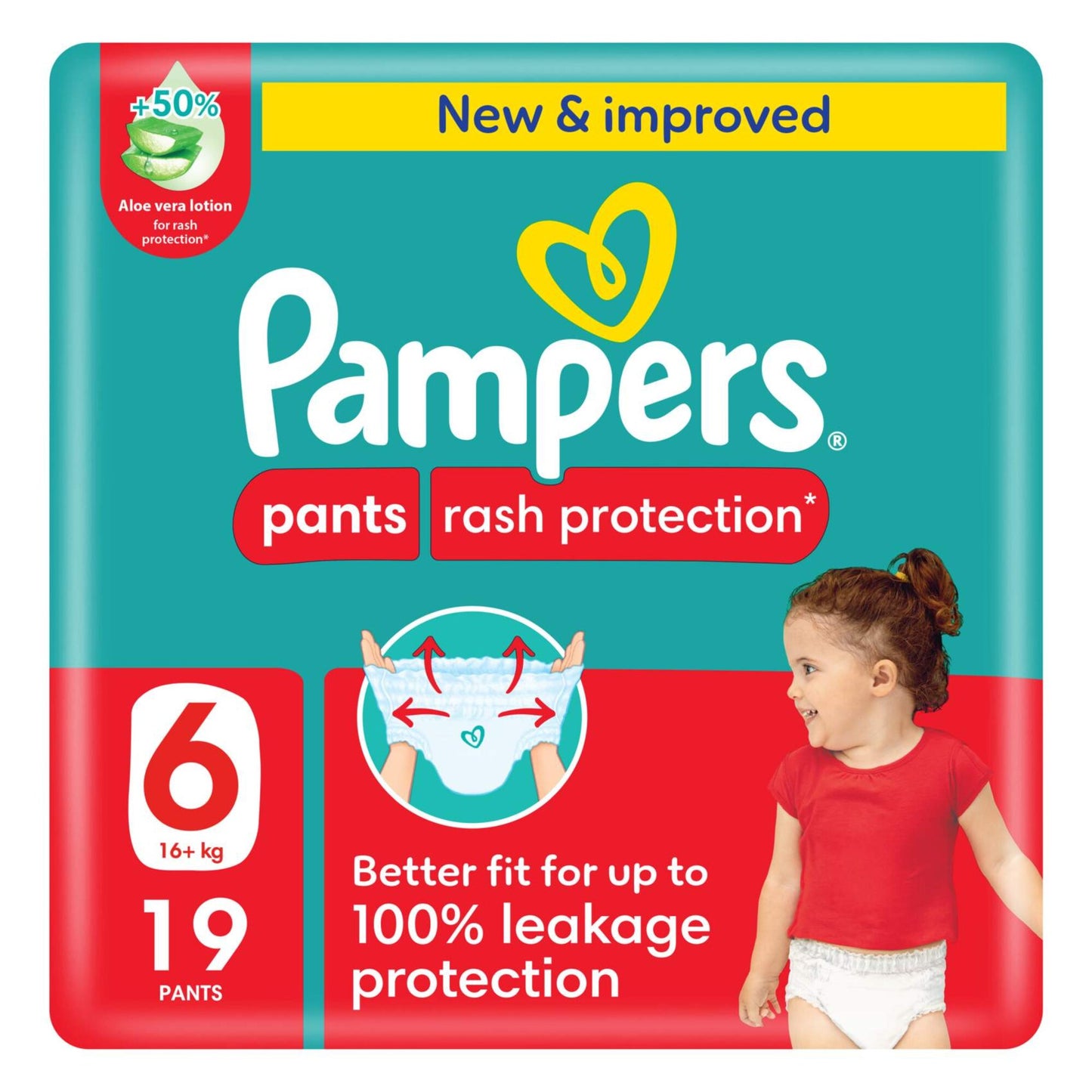 Pampers Rash Protection Baby Diaper Pants Size 6 19 per pack