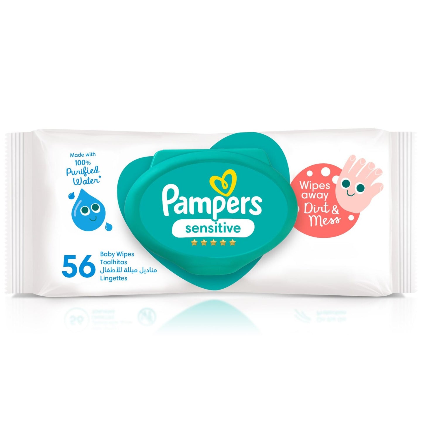 Pampers Sensitive Baby Wipes 56 wipes