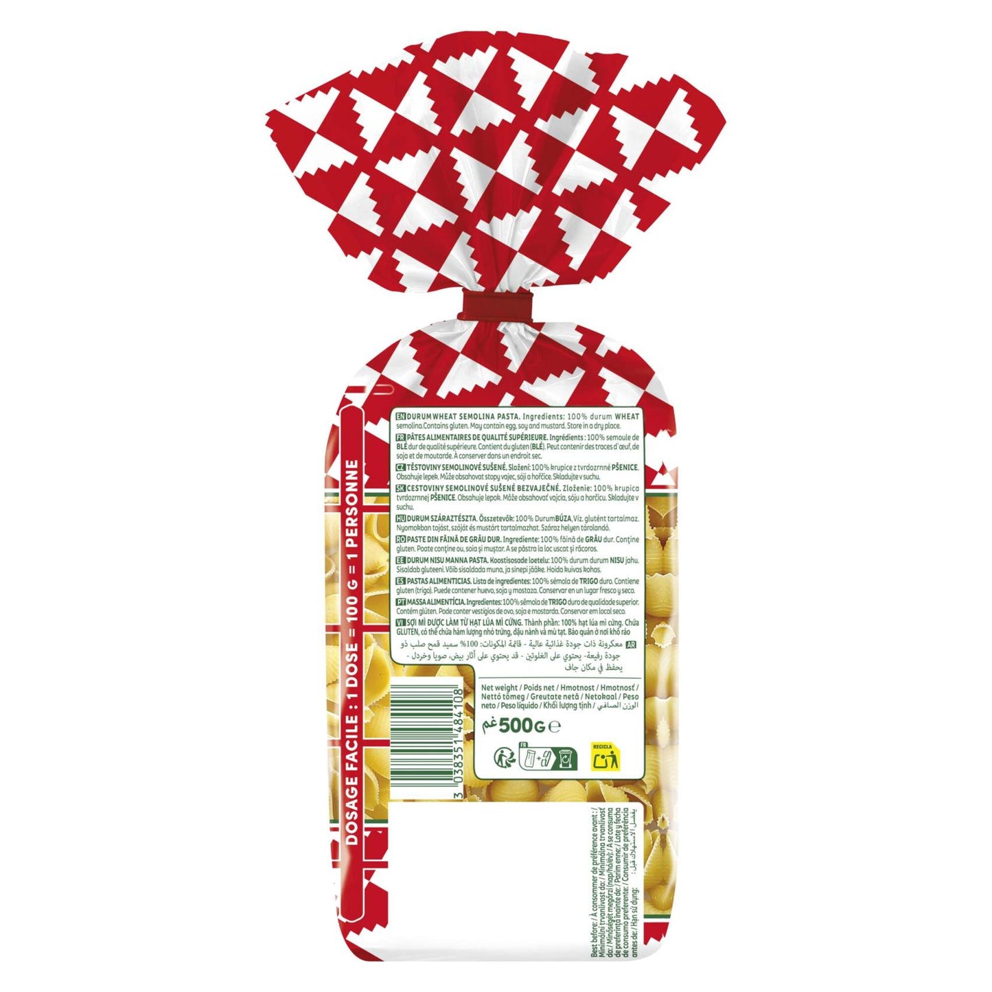 Panzani Conchiglie Rigate 500g