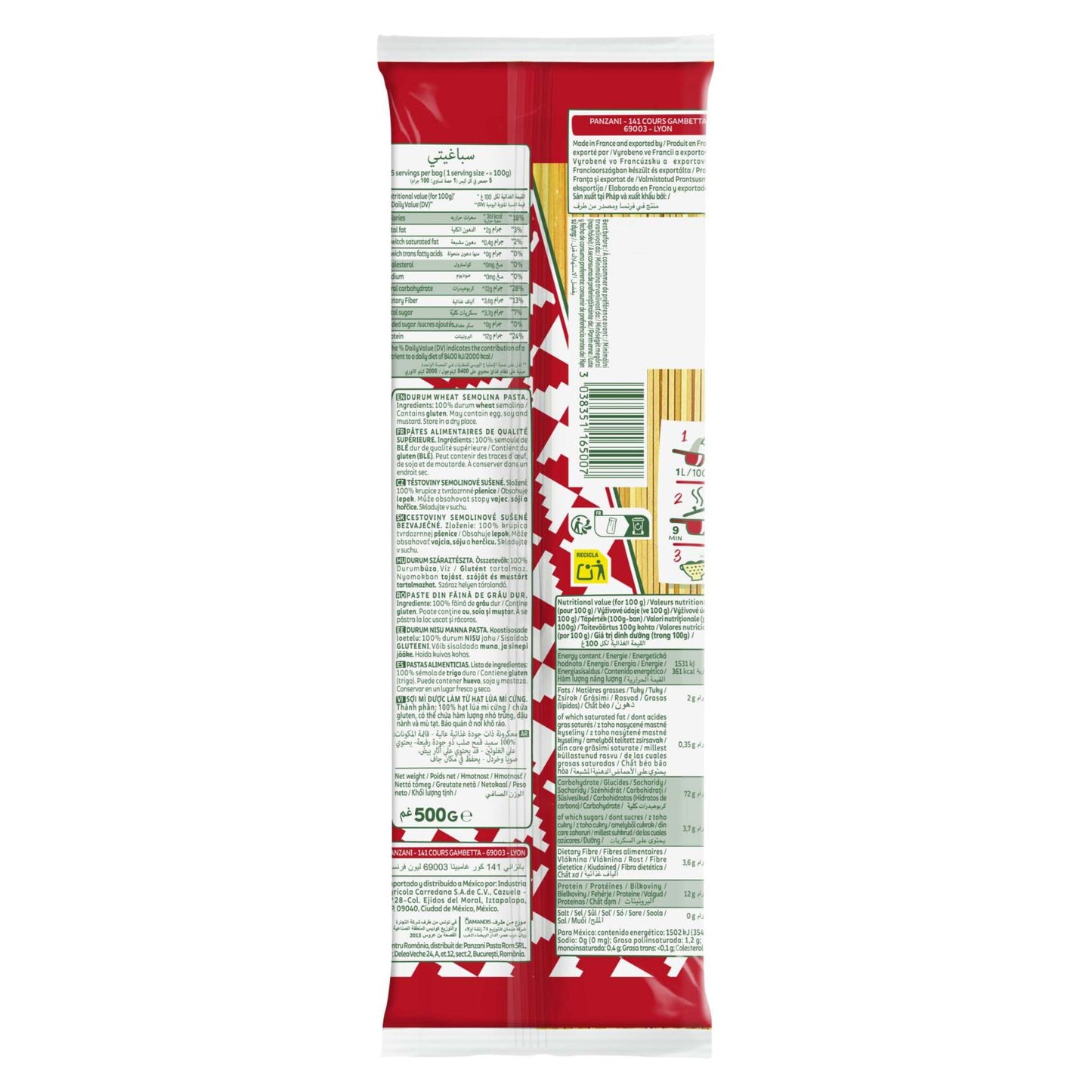 Panzani Spaghetti 500g