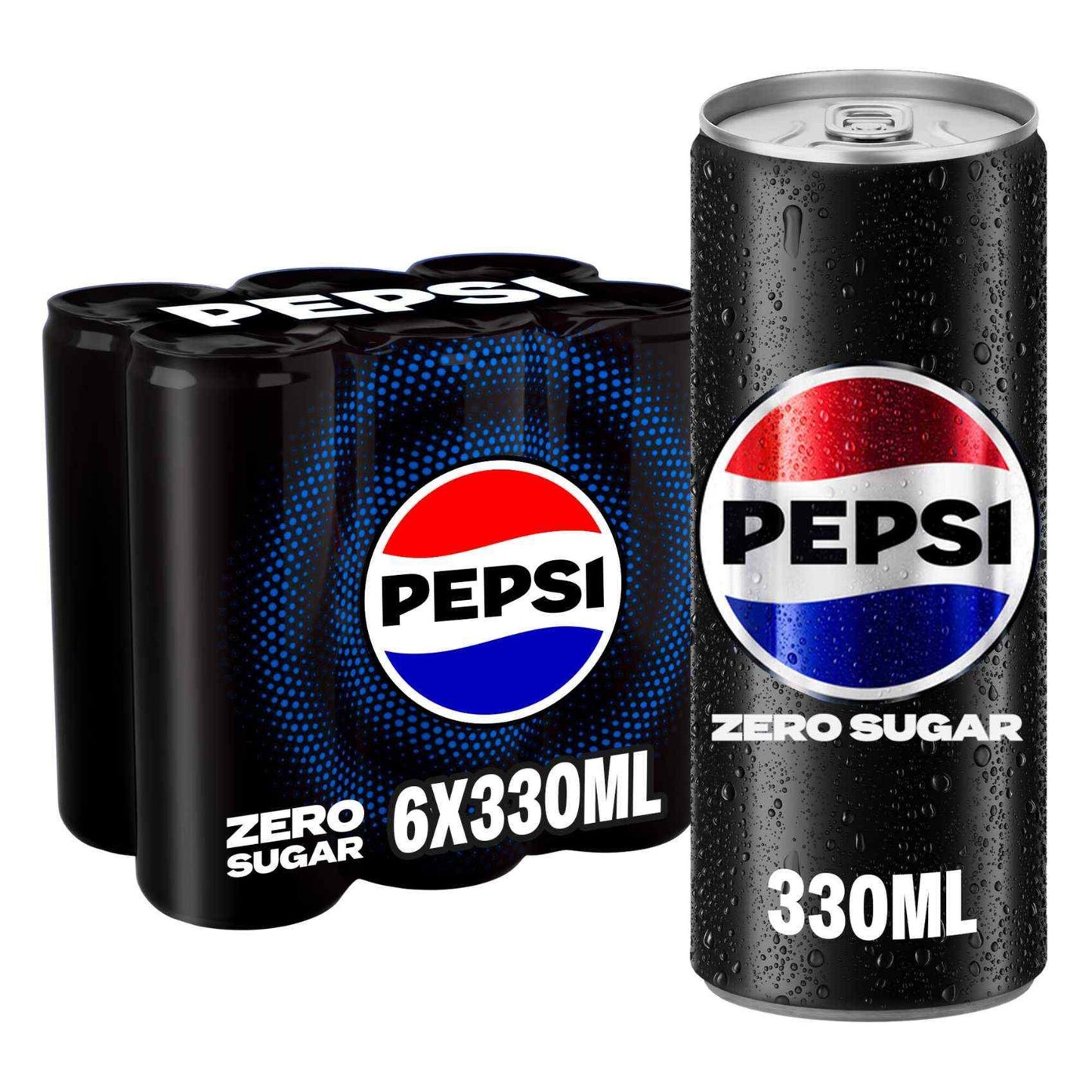 Pepsi Zero Sugar Cans 6x330 ml