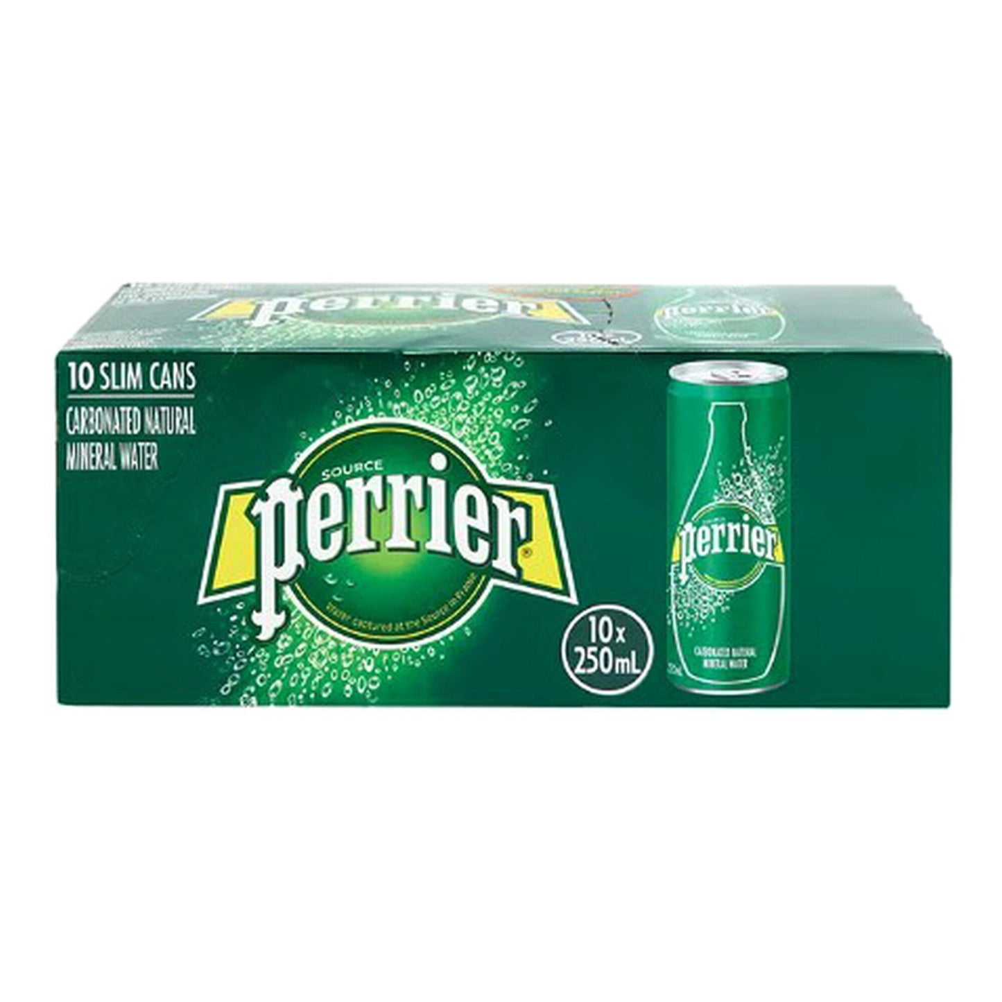 Perrier Natural Carbonated Mineral Water 10x 250 ml