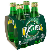 Perrier Sparkling Water Glass Bottles 4x330 ml