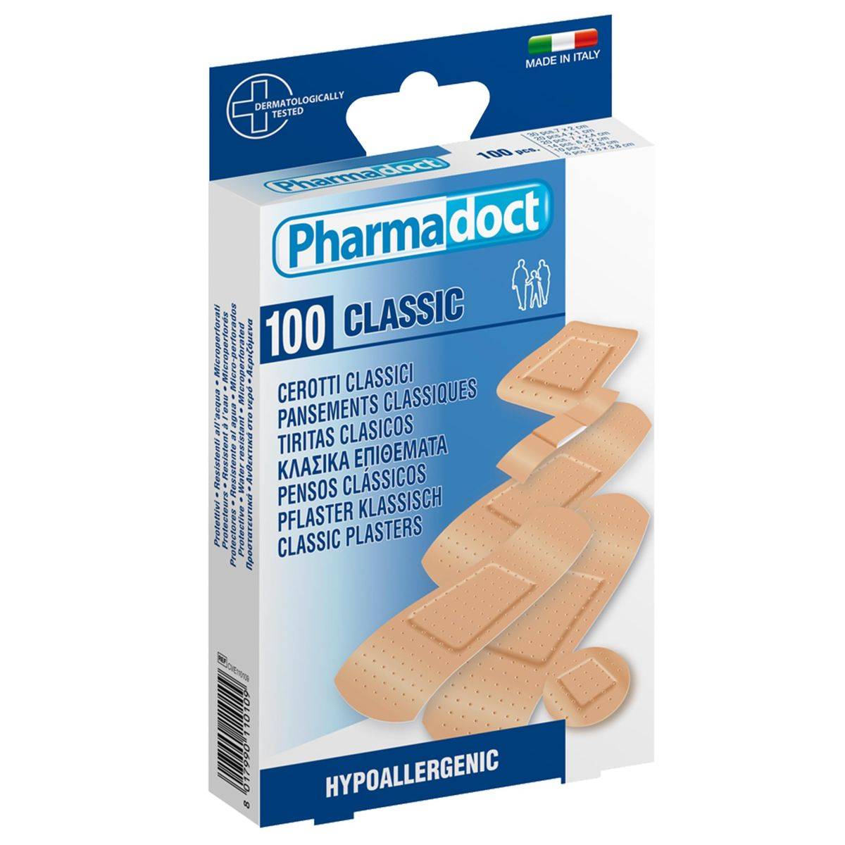 Pharmadoct Classic Hypoallergenic Plasters (7x2cm) 10 per pack