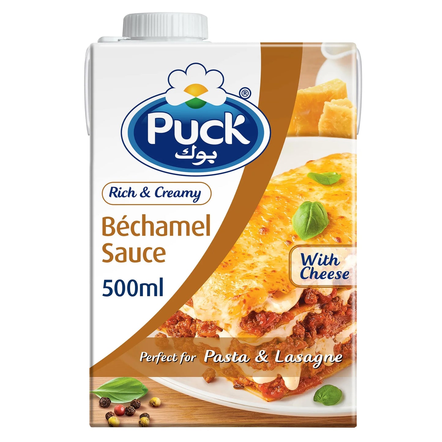 Puck Bechamel Sauce with Cheese 500 ml